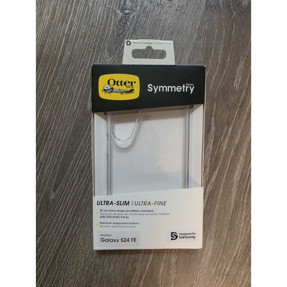 OtterBox Symmetry Back Case for Samsung Galaxy S24FE - Clear